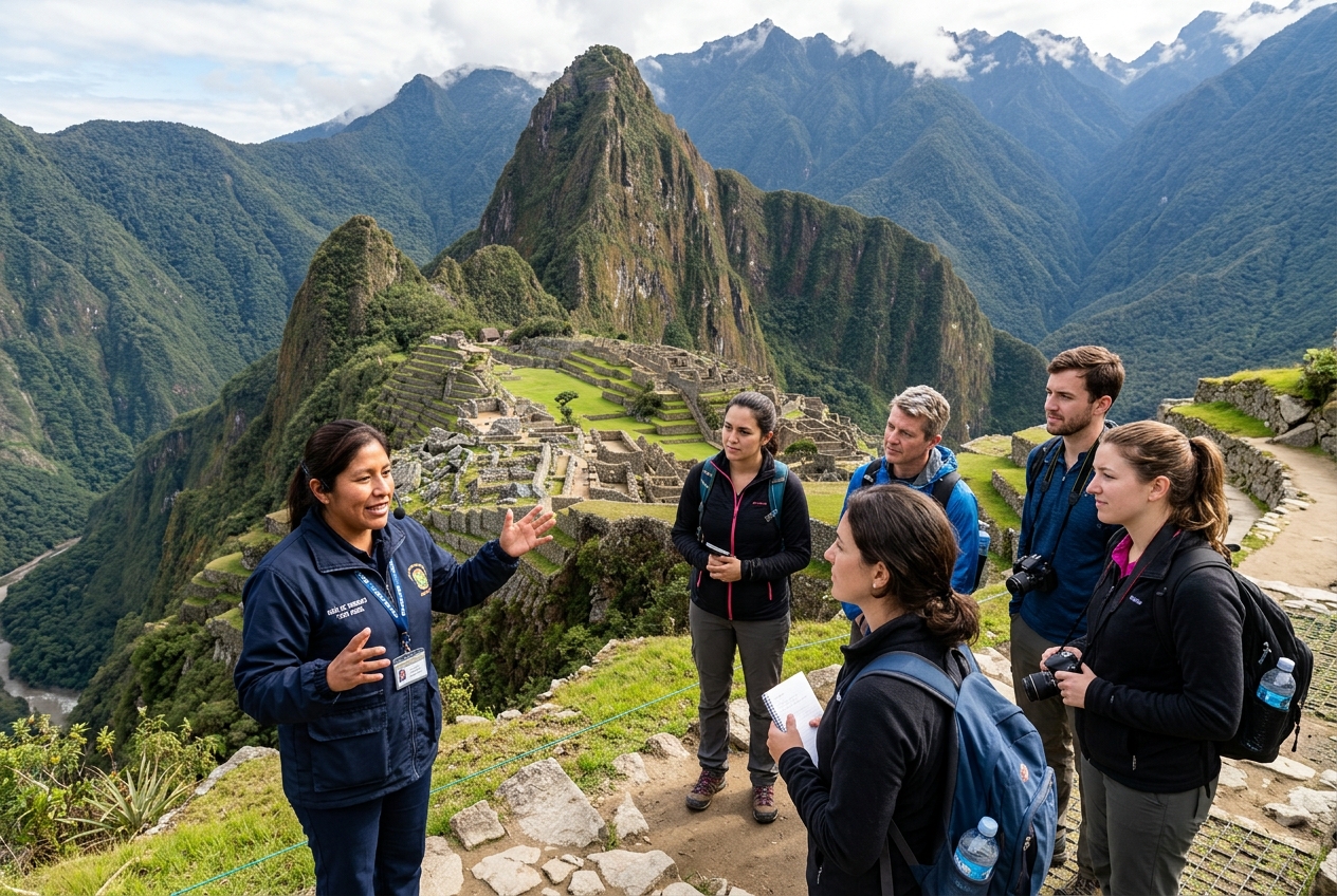 Certified tour guides in Machu Picchu Cusco